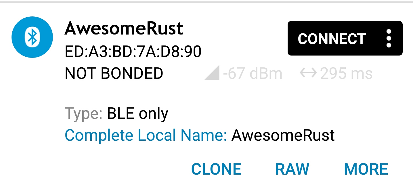 Advertising BLE in Tock Advertising BLE in Tock